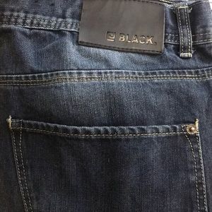 Buckle Black distressed jeans size 36x34 dark wash